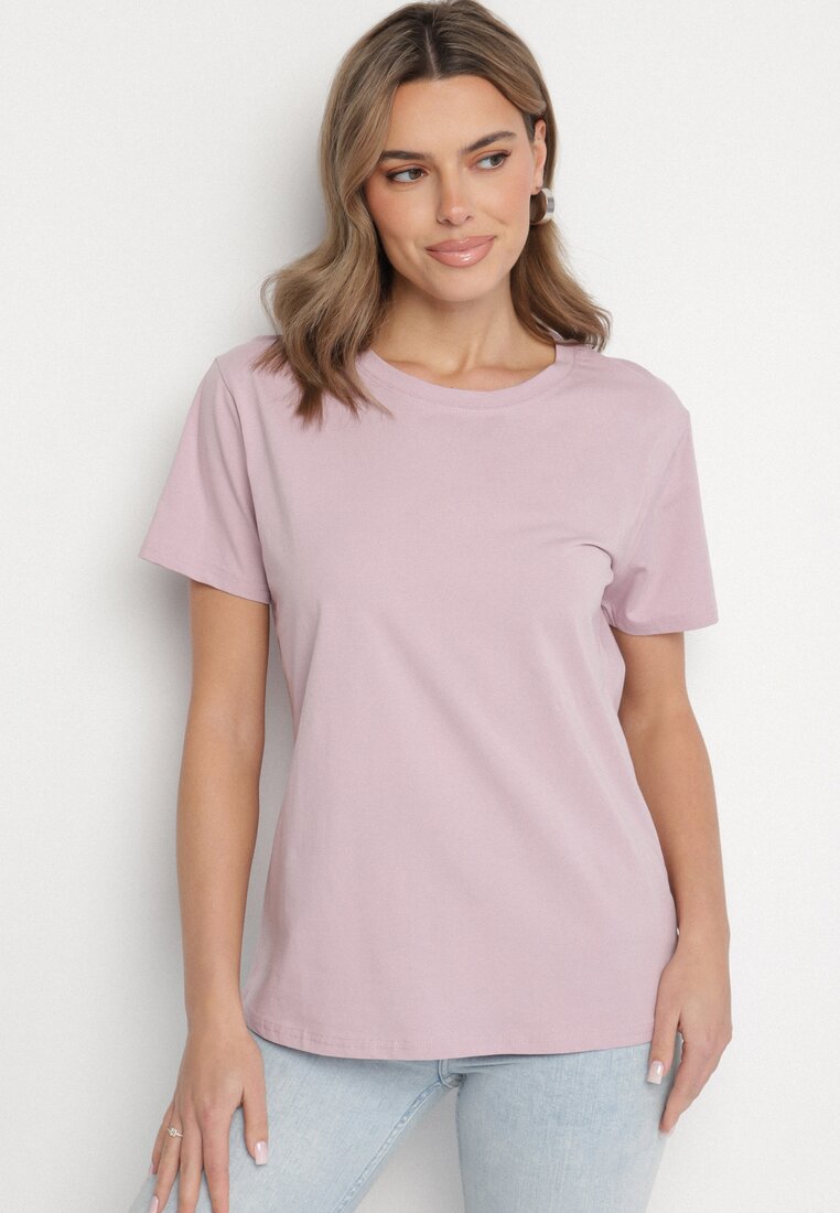 T-shirt Mov deschis