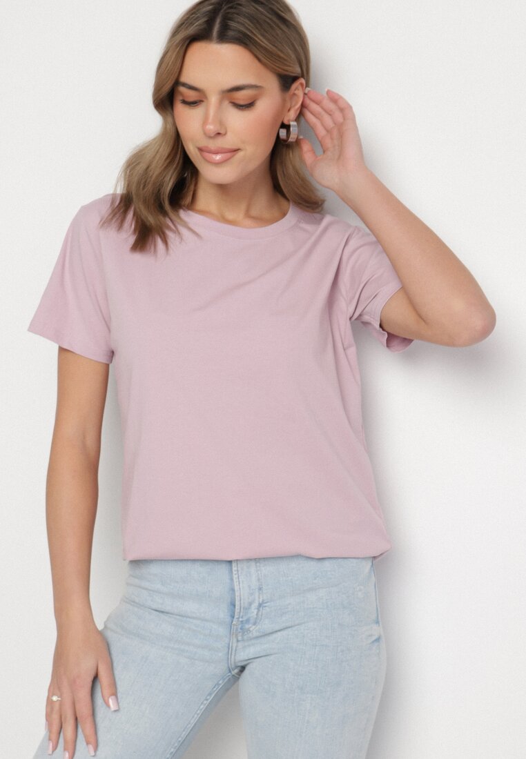 T-shirt Mov deschis