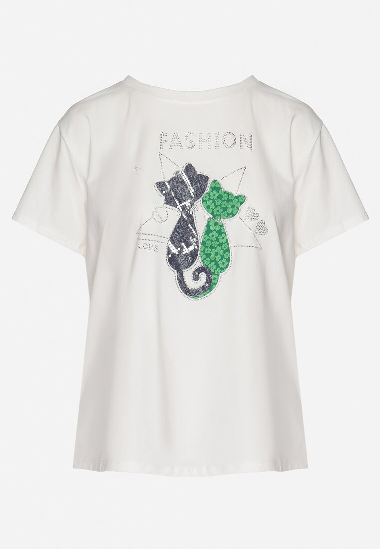 T-shirt Alb