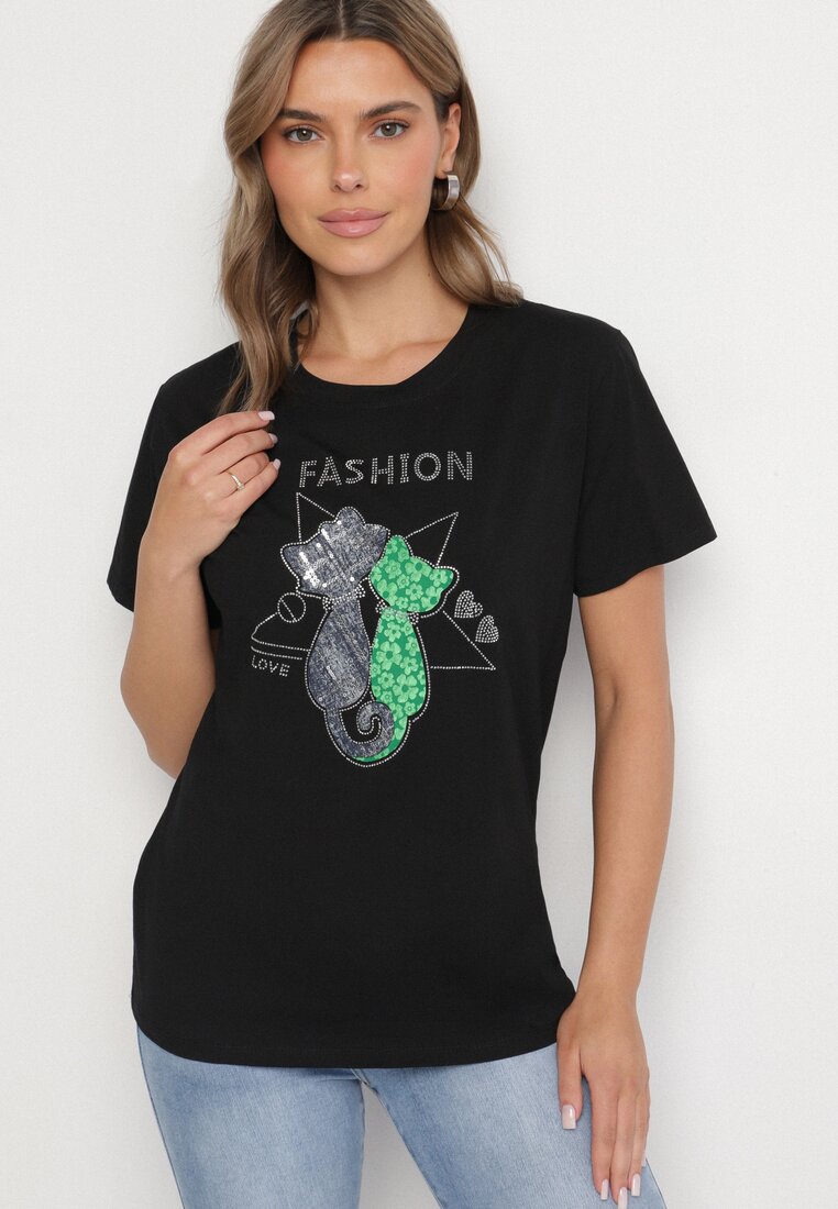 T-shirt Negru