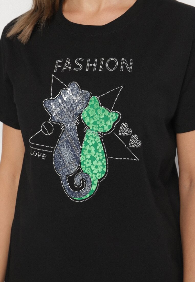 T-shirt Negru