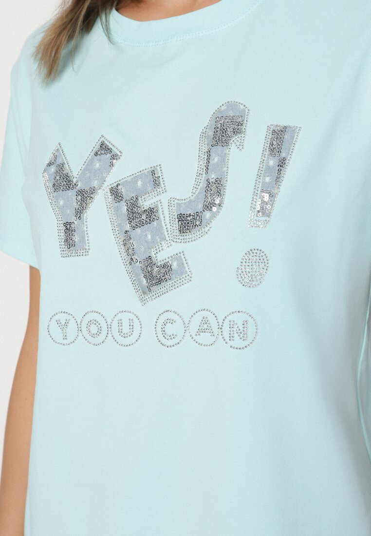 T-shirt Albastru deschis