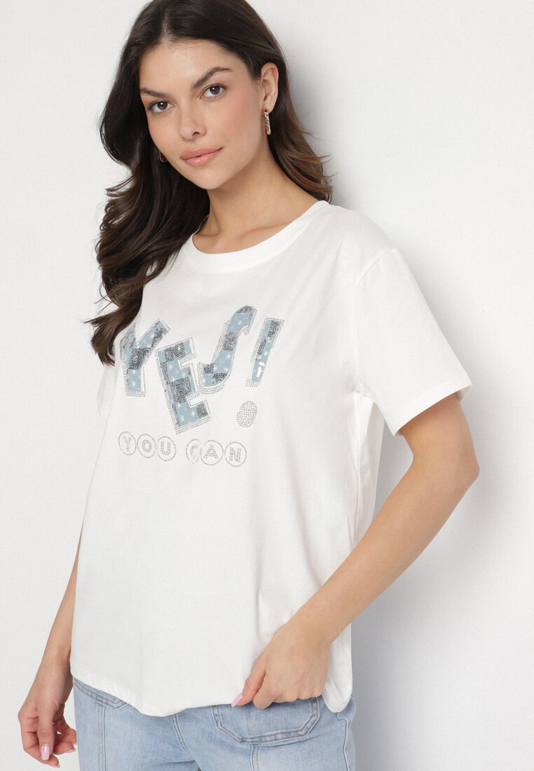 T-shirt Alb