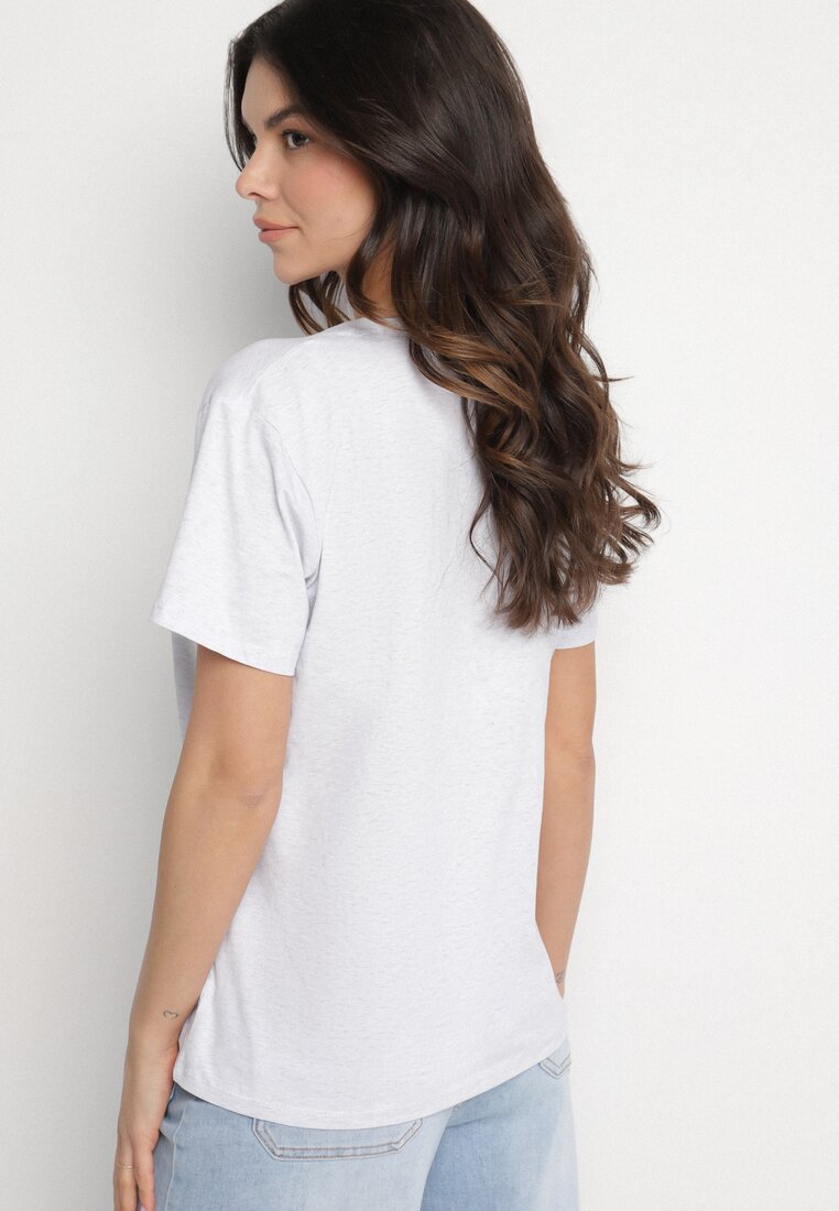 T-shirt Gri deschis