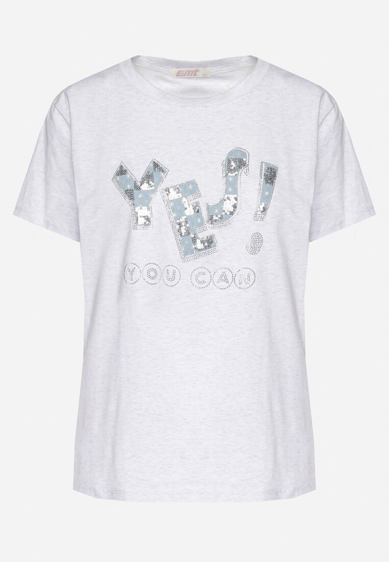 T-shirt Gri deschis