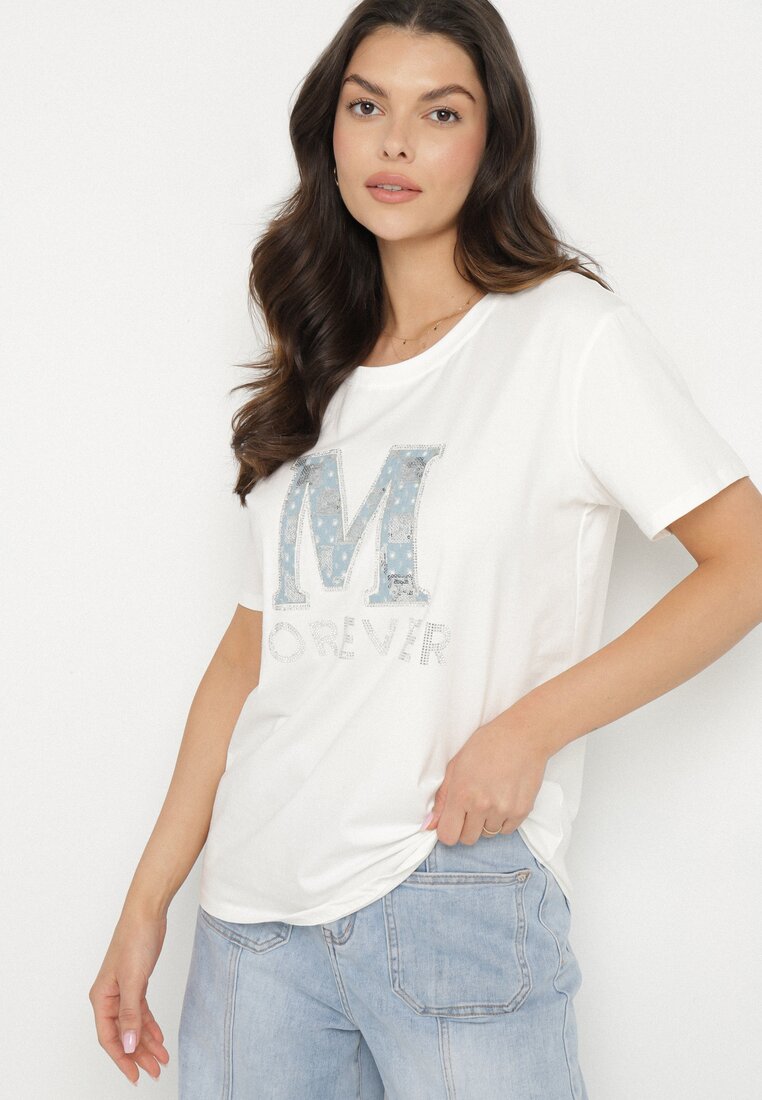 T-shirt Alb