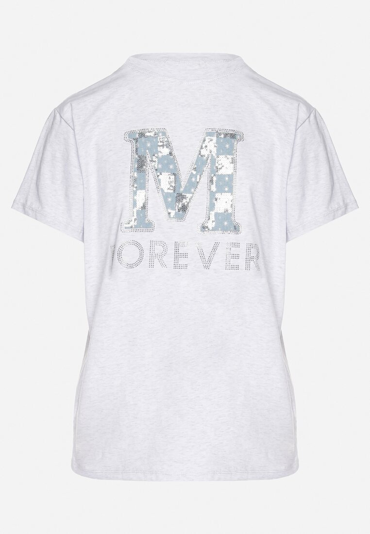 T-shirt Gri deschis