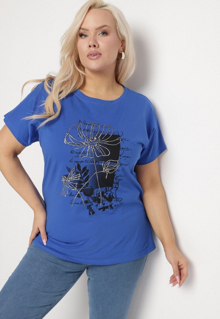 T-shirt Bleumarin