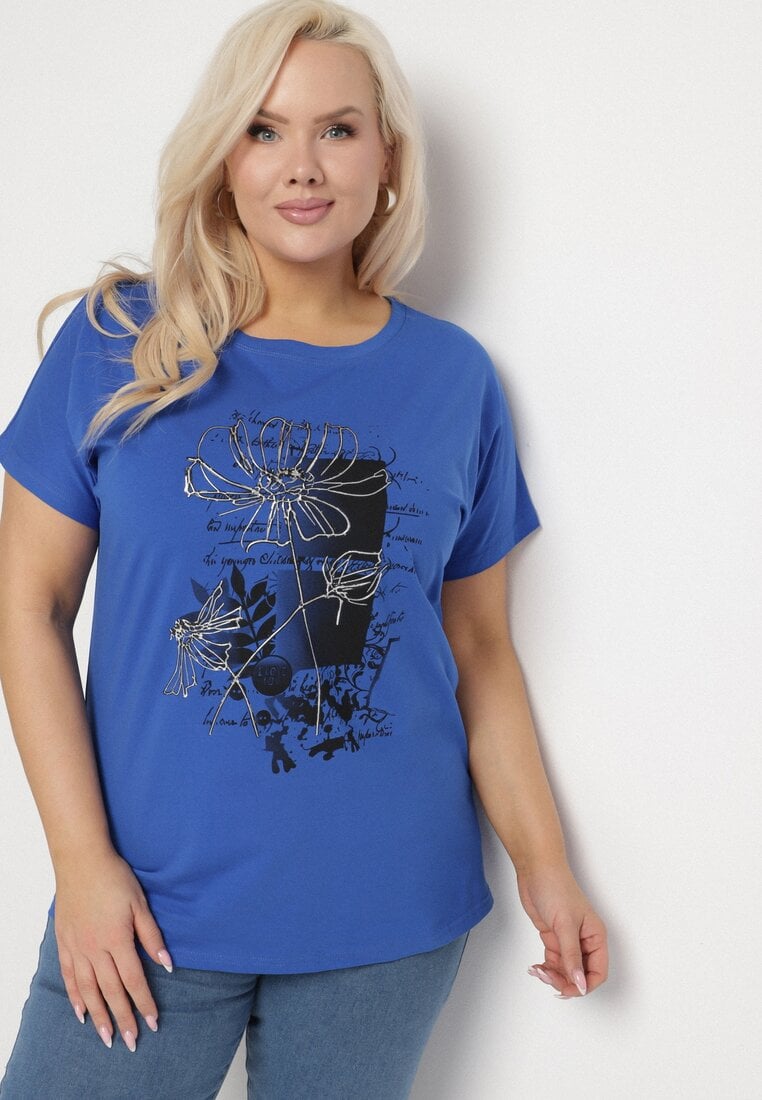 T-shirt Bleumarin