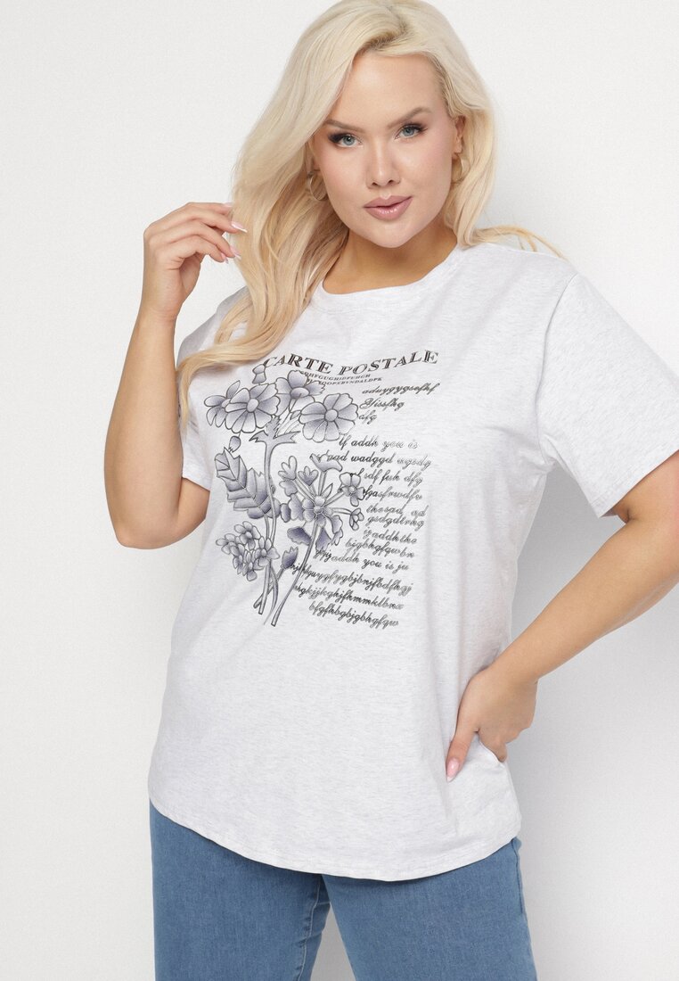 T-shirt Gri deschis