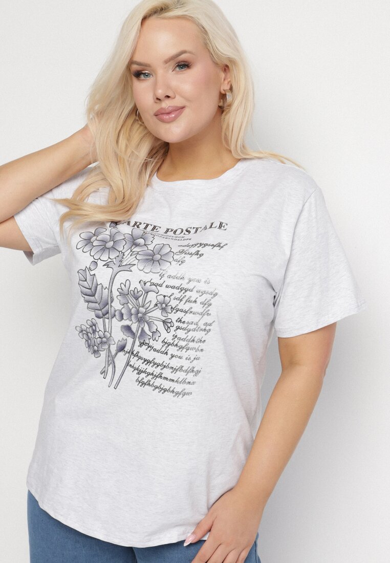 T-shirt Gri deschis