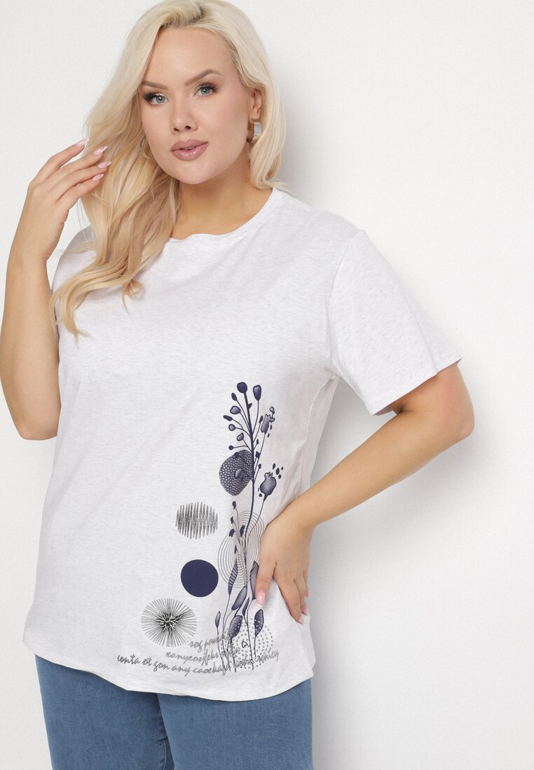 T-shirt Gri deschis