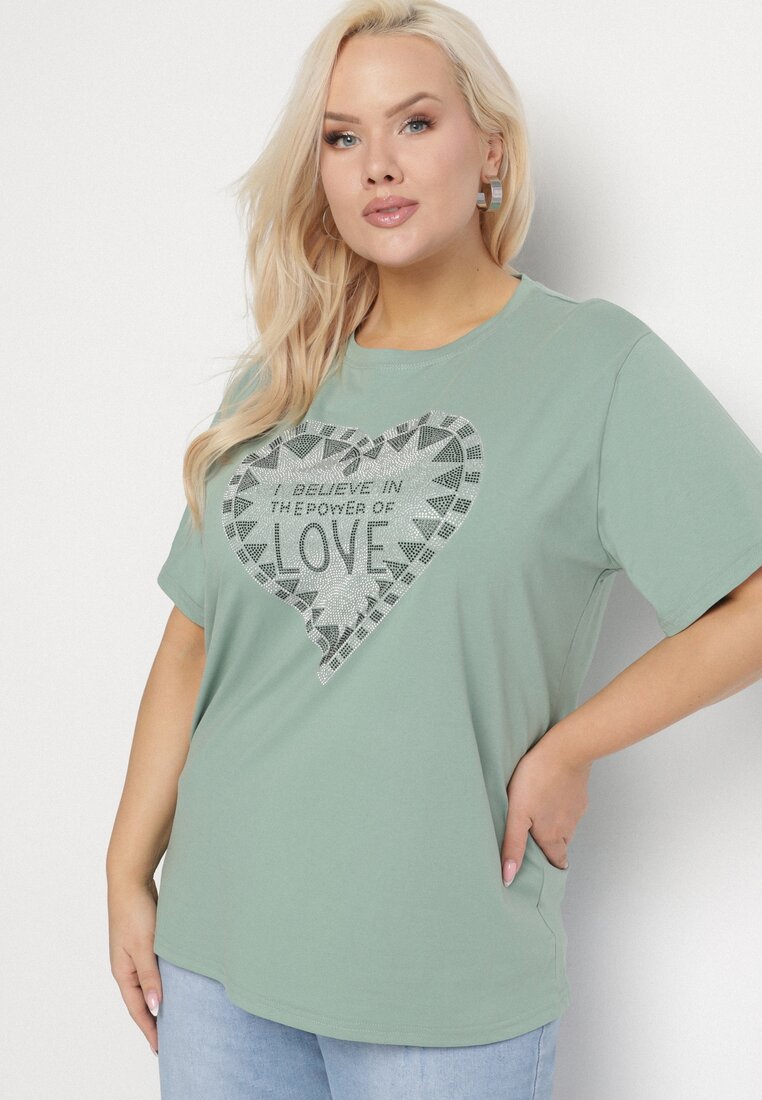 T-shirt Verde deschis