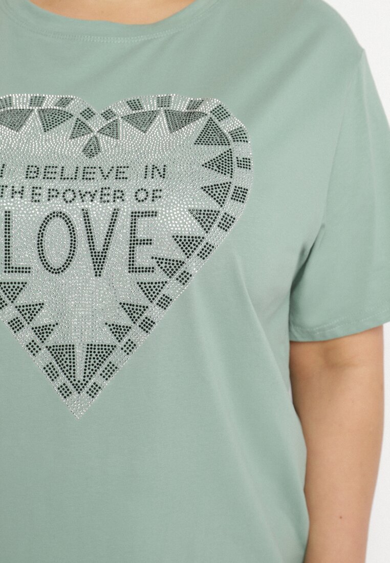 T-shirt Verde deschis