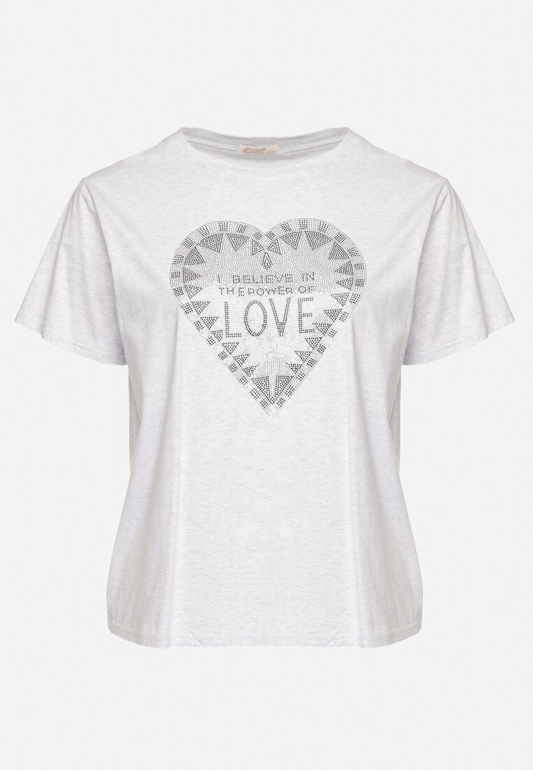 T-shirt Gri deschis