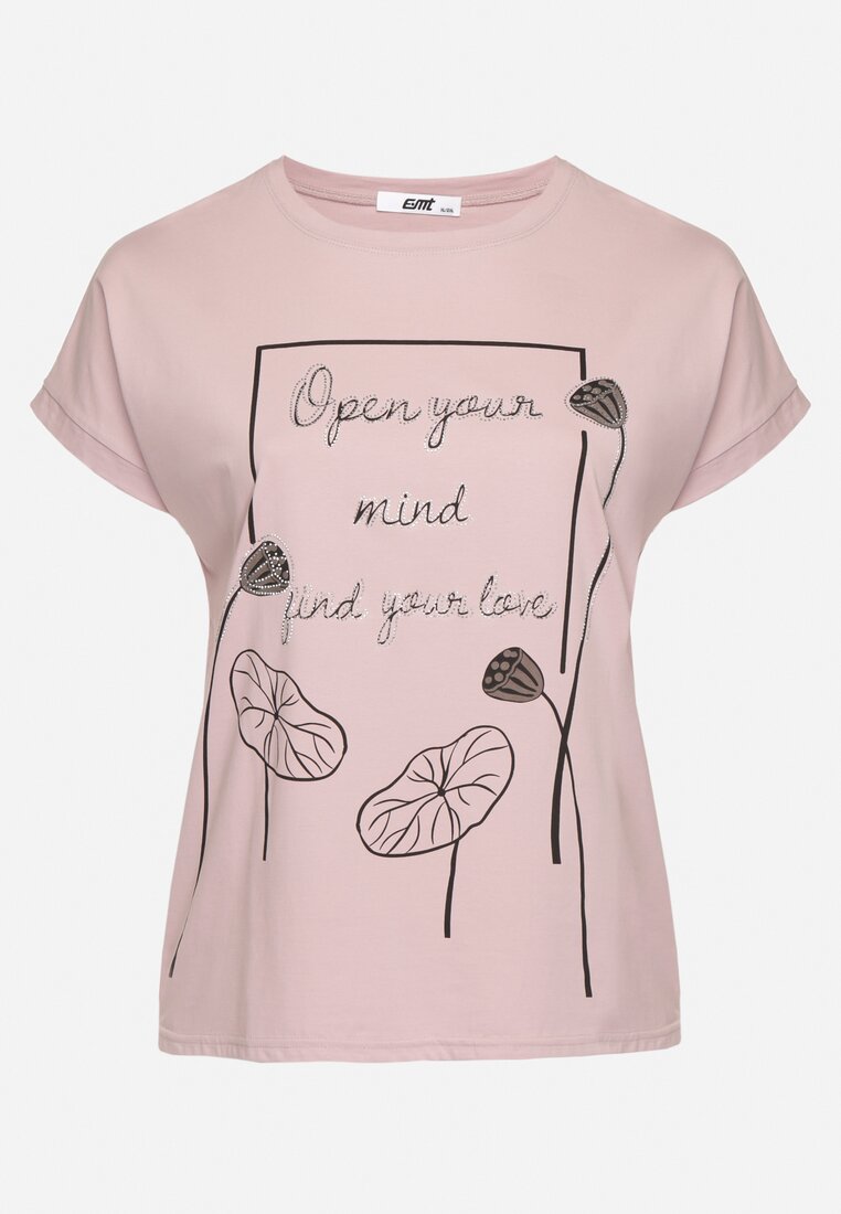 T-shirt Mov deschis