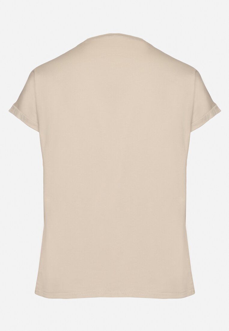 T-shirt Bej închis