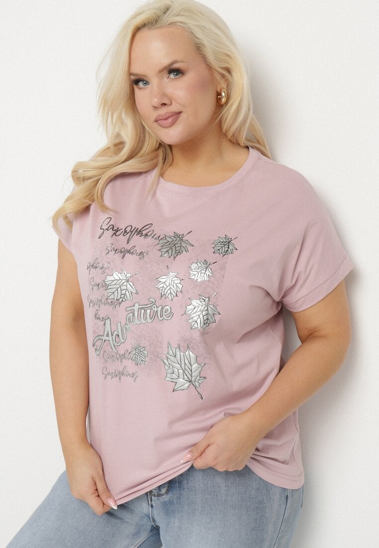 T-shirt Mov deschis