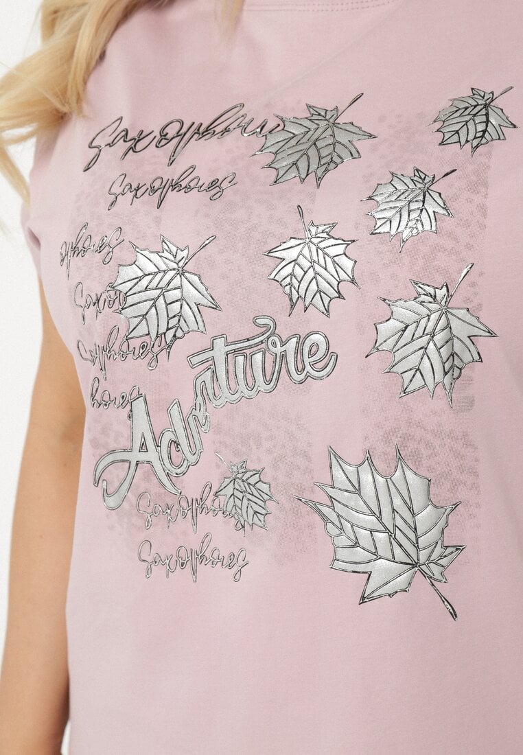 T-shirt Mov deschis