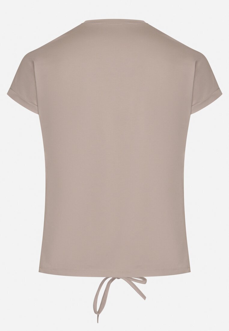 T-shirt Bej închis