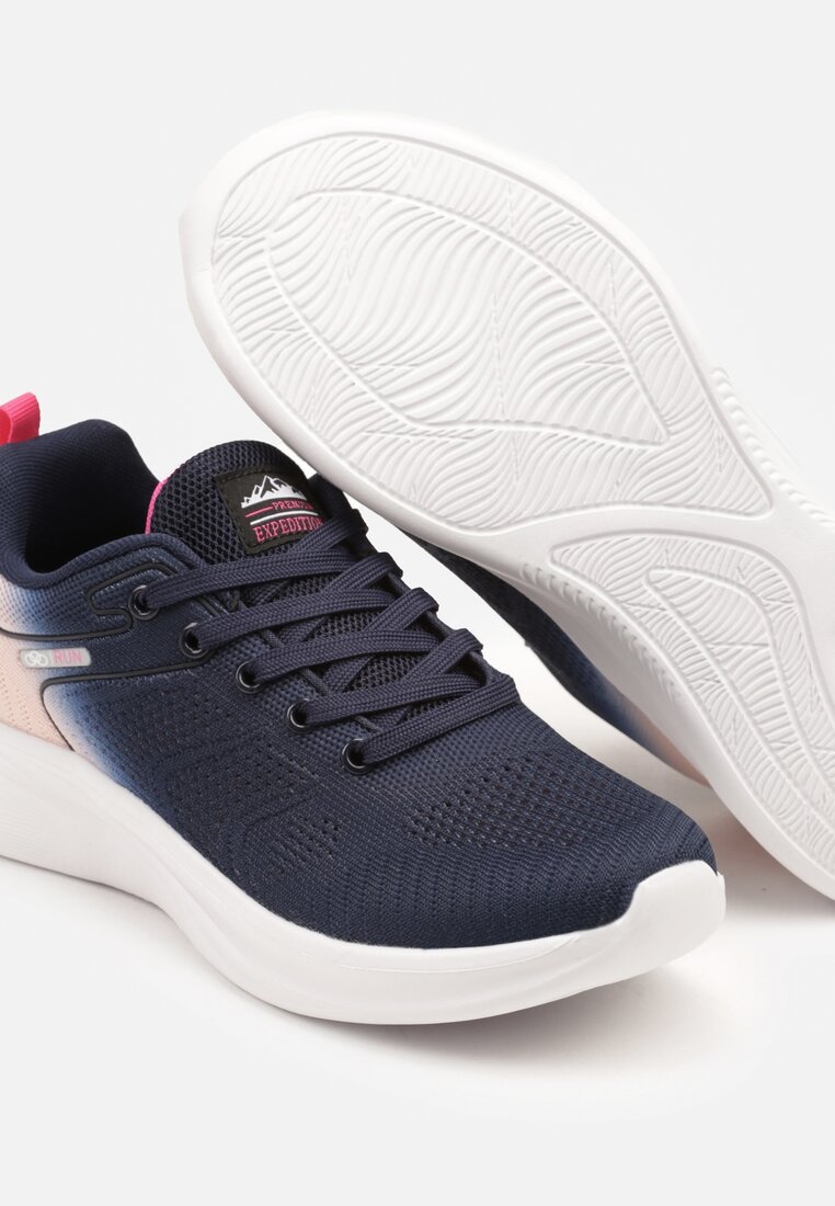Pantofi sport Bleumarin cu roz