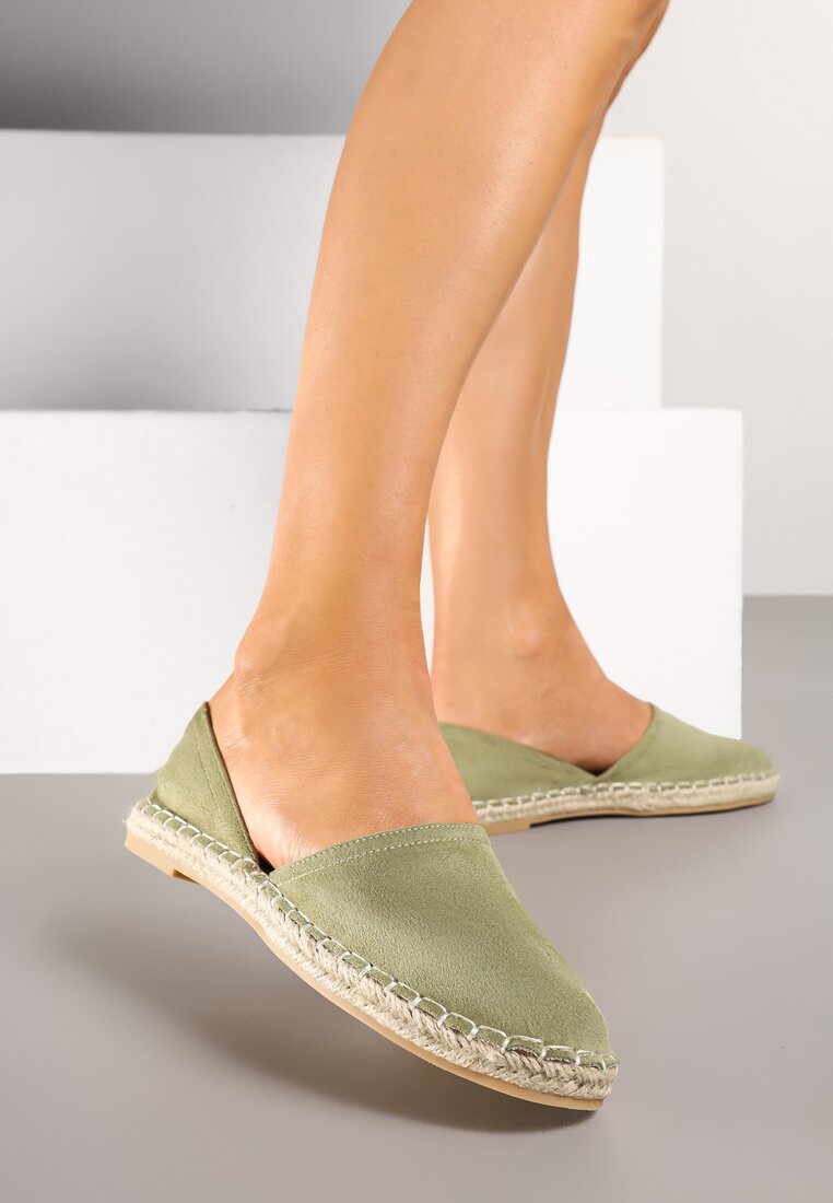 Espadrile Verzi