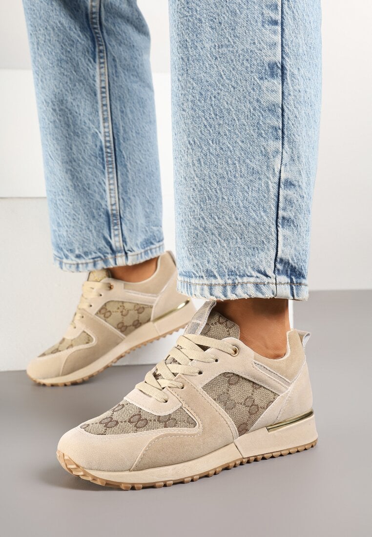 Sneakers Bej închis