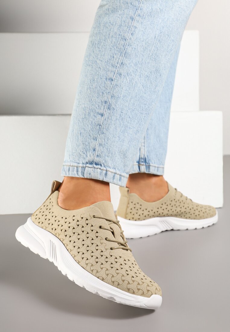 Sneakers Bej închis