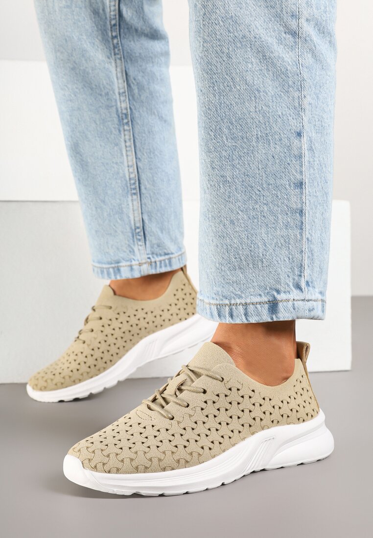 Sneakers Bej închis