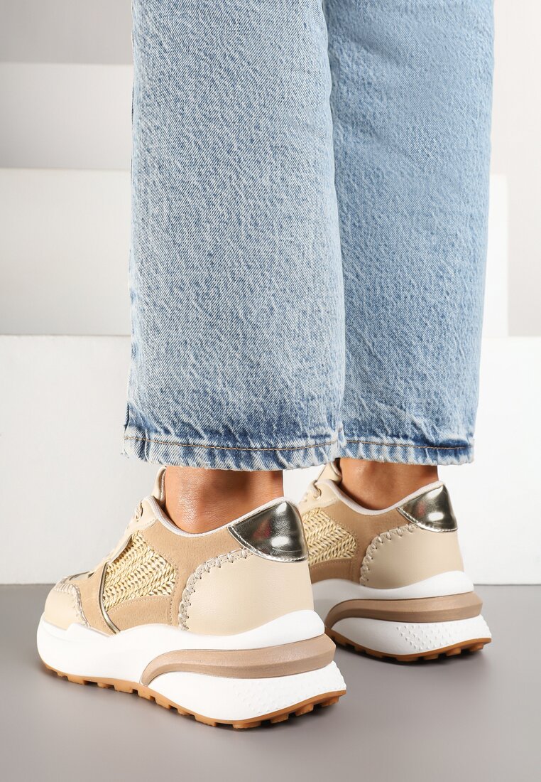 Sneakers Bej închis