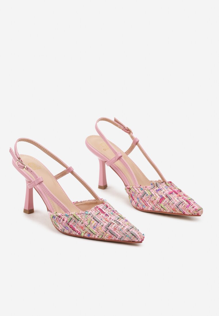 Pantofi stiletto Roz
