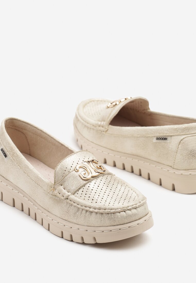Pantofi casual Aurii