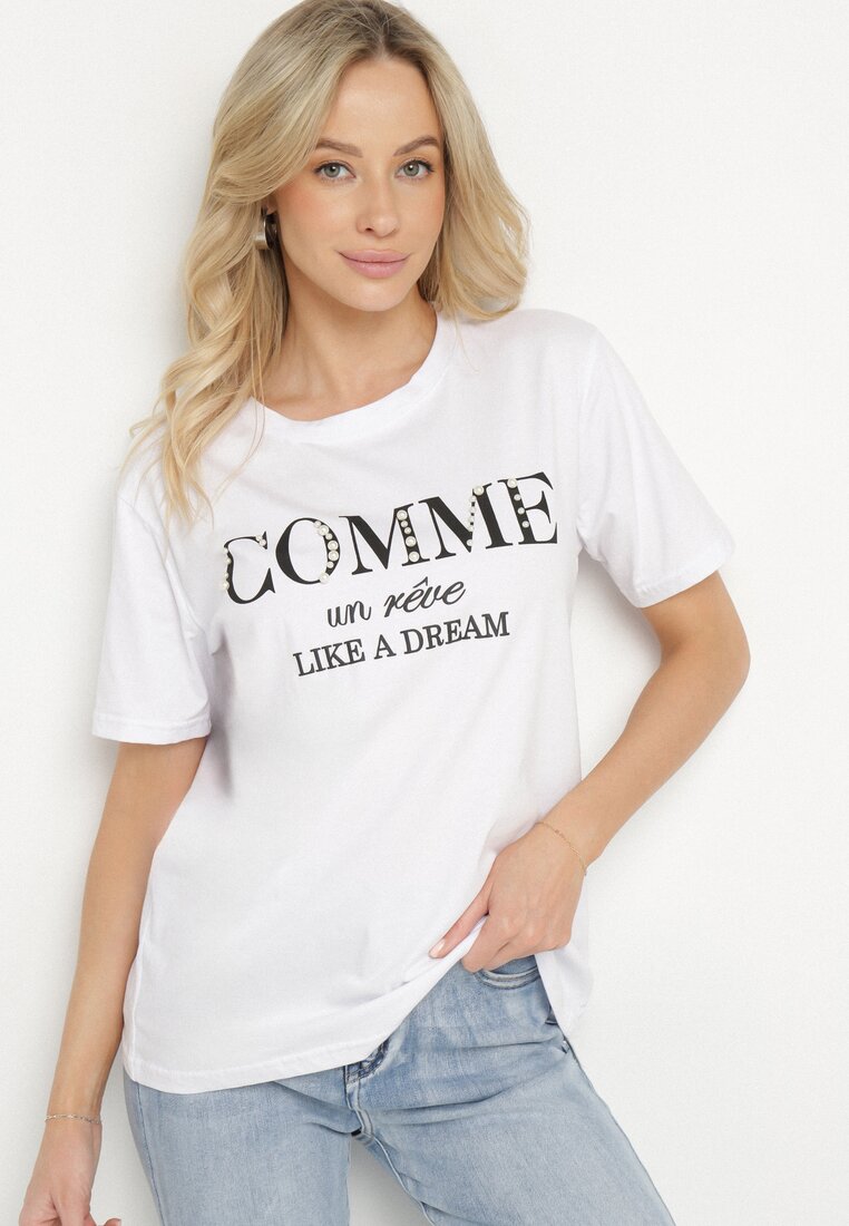 T-shirt Alb