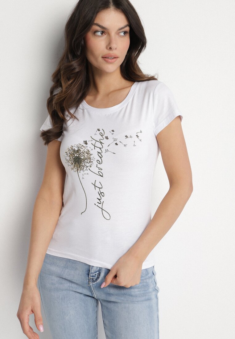 T-shirt Alb