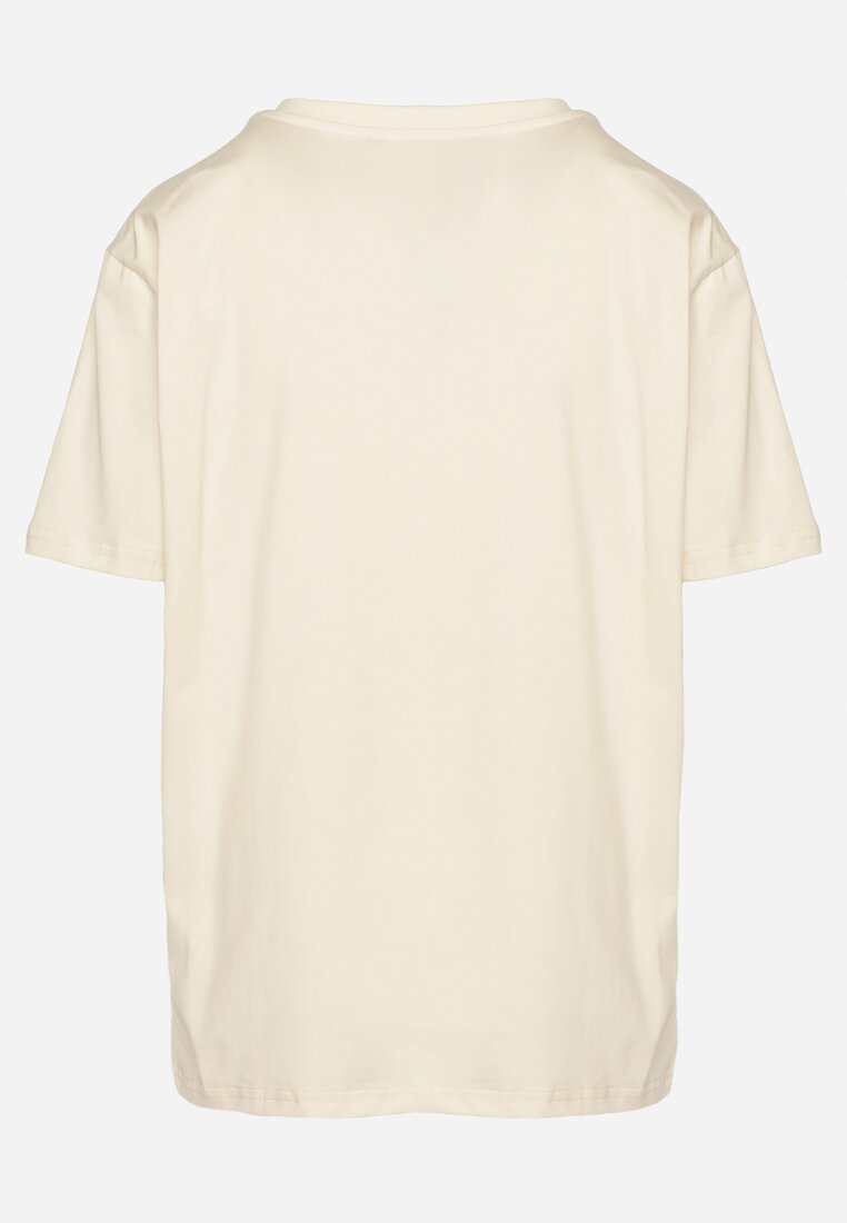 T-shirt Bej deschis
