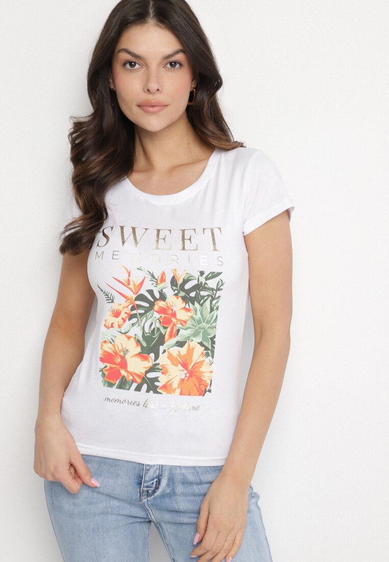 T-shirt Alb