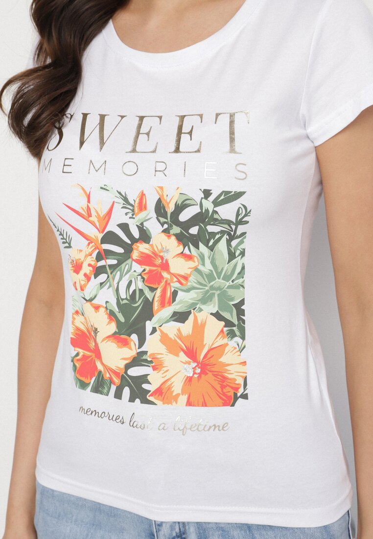 T-shirt Alb