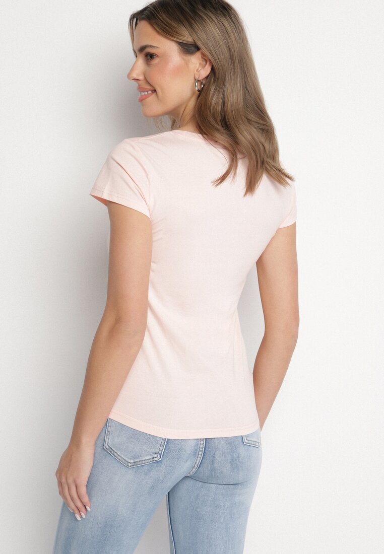 T-shirt Roz deschis