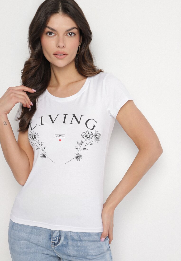 T-shirt Alb