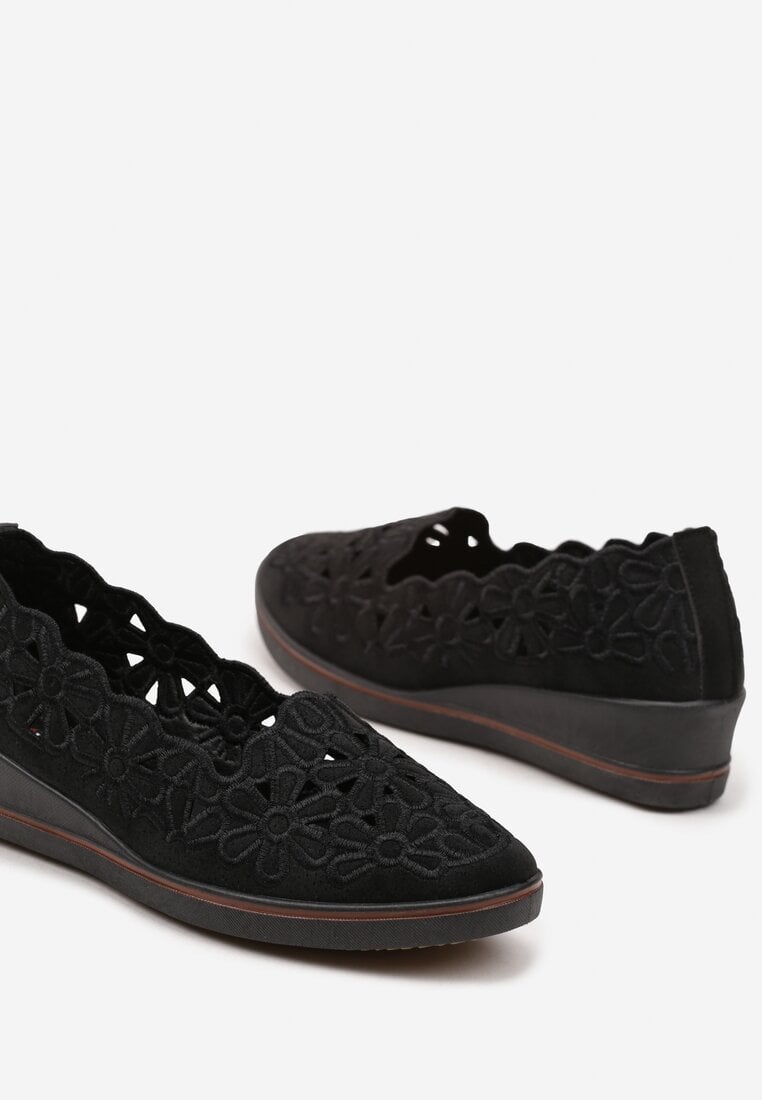 Pantofi casual Negru cu maro