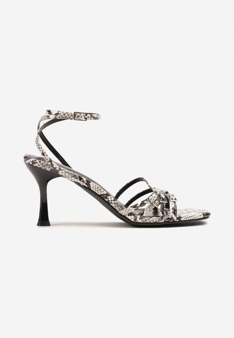 Sandale Print piele de șarpe