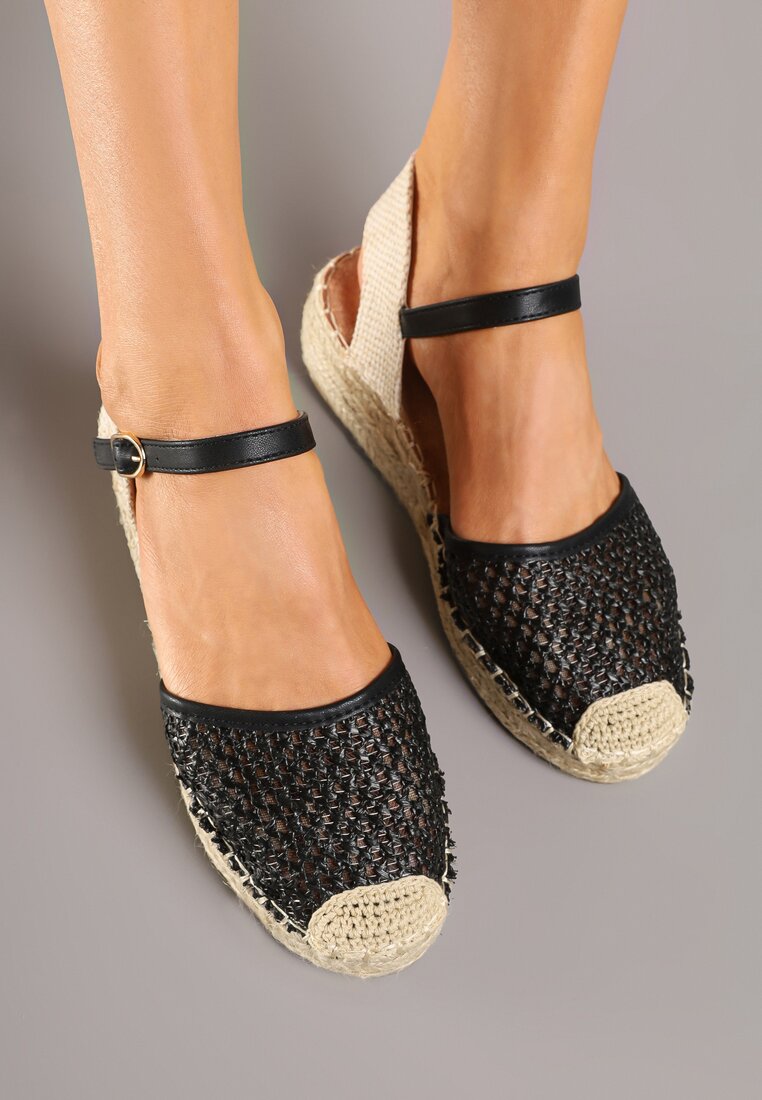 Fekete Espadrilles