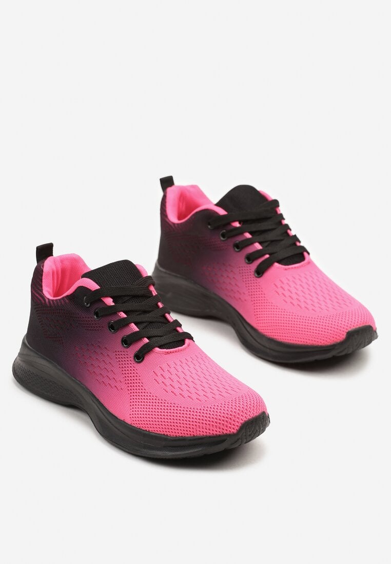 Sneakers Negru cu roz