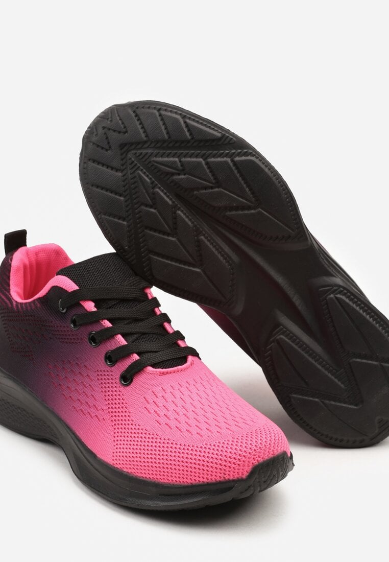 Sneakers Negru cu roz