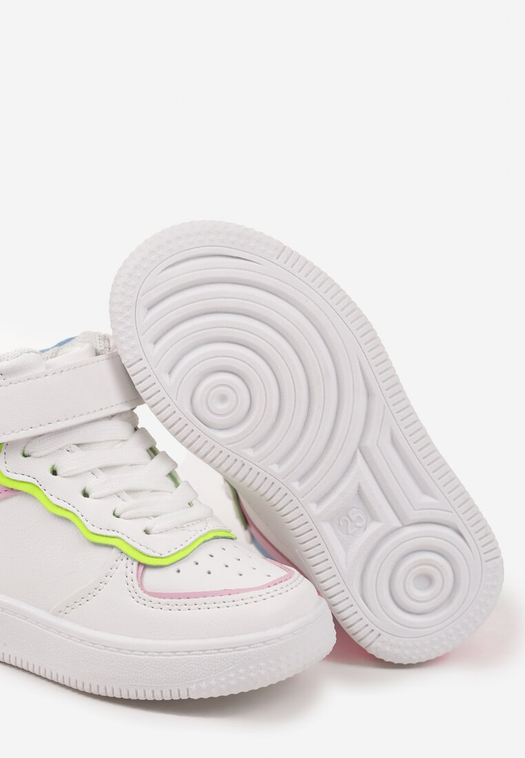 Pantofi sport Alb cu roz