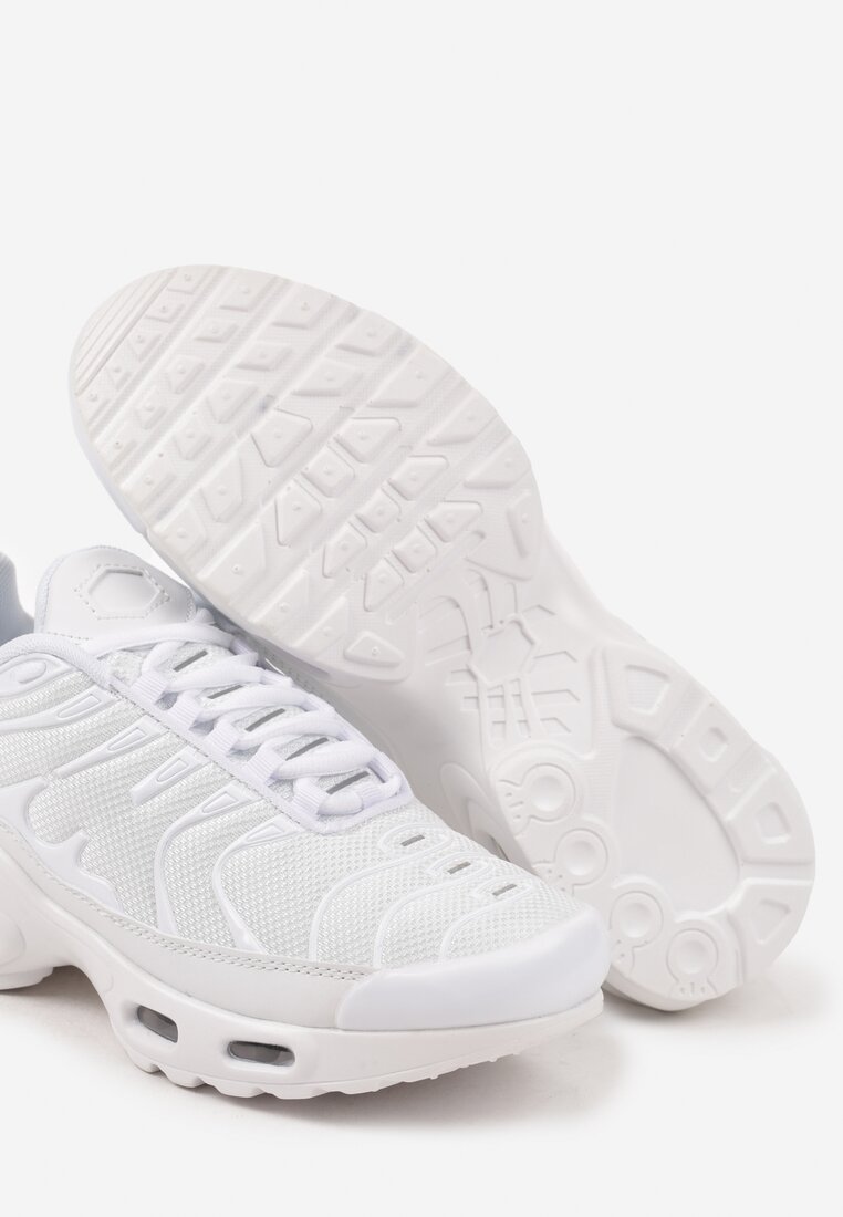 Białe Buty Sportowe Sneakersy Ozdobione Tłoczeniem Zalirae