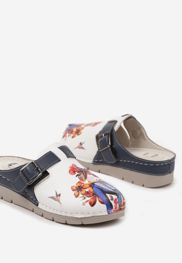 Papuci Bleumarin