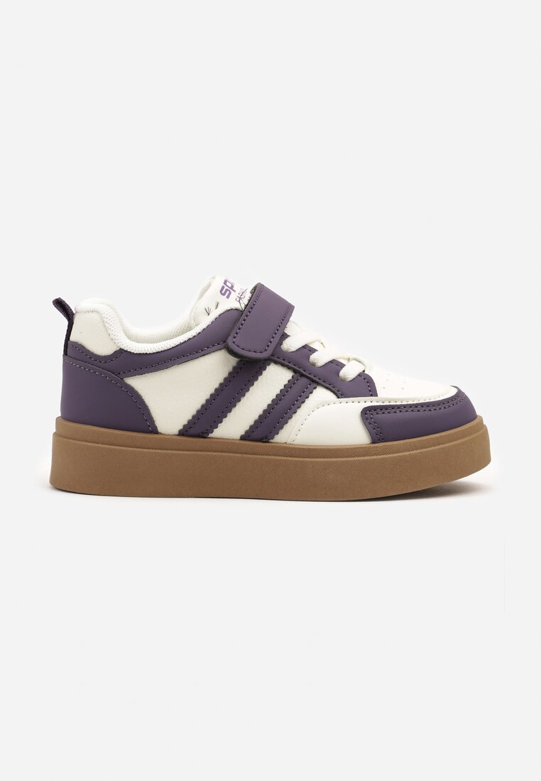 Pantofi sport Alb cu mov