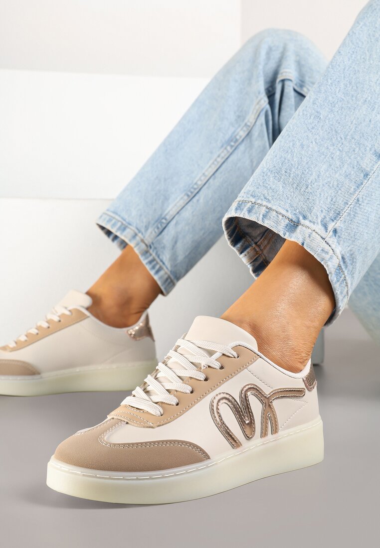 Sneakers Bej închis