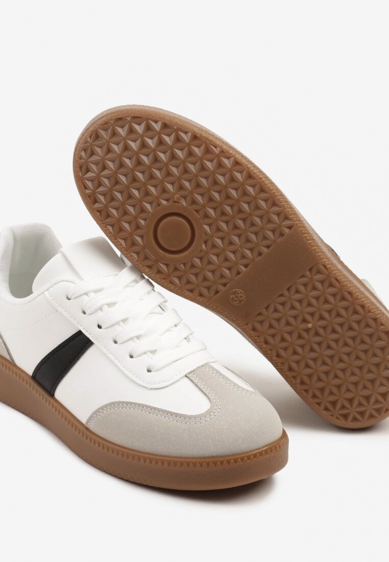 Białe Sneakersy Klasyczne Tenisówki Fillifia